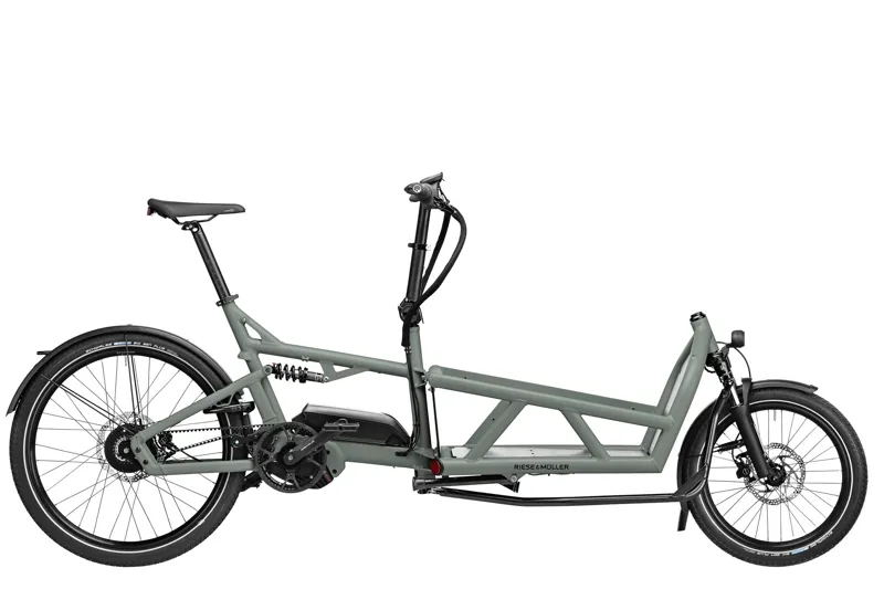 Riese and Muller Load 60 Vario Electric Bike Tundra Grey Matt